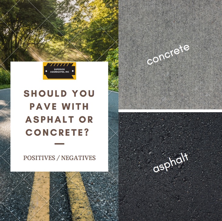 Should You Pave with Asphalt or Concrete?