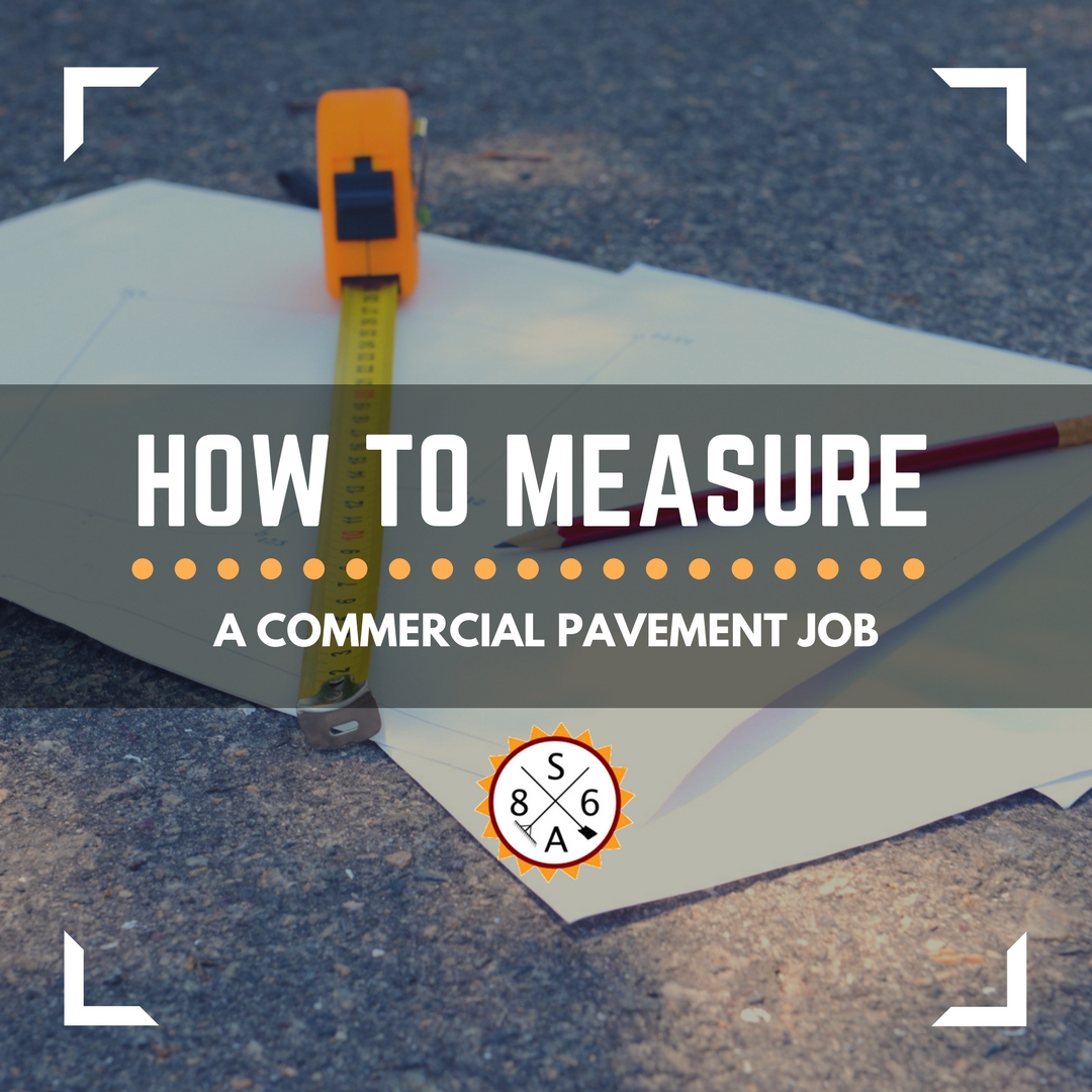 How to Measure a Commercial Pavement Job