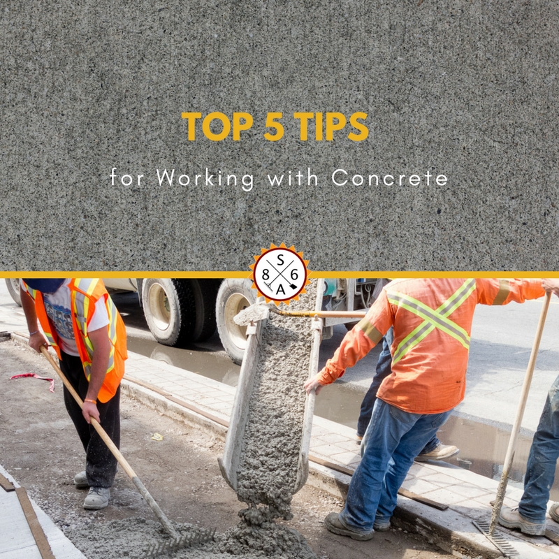 Top 5 Tips for Working with Concrete