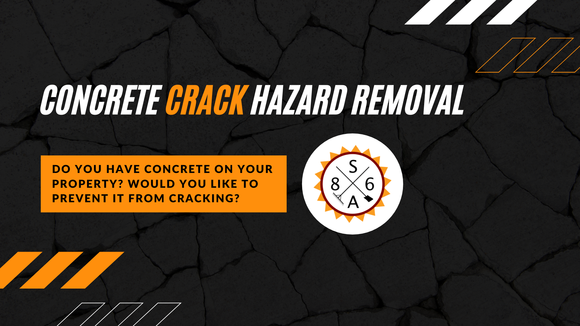 Concrete Crack Hazard Removal
