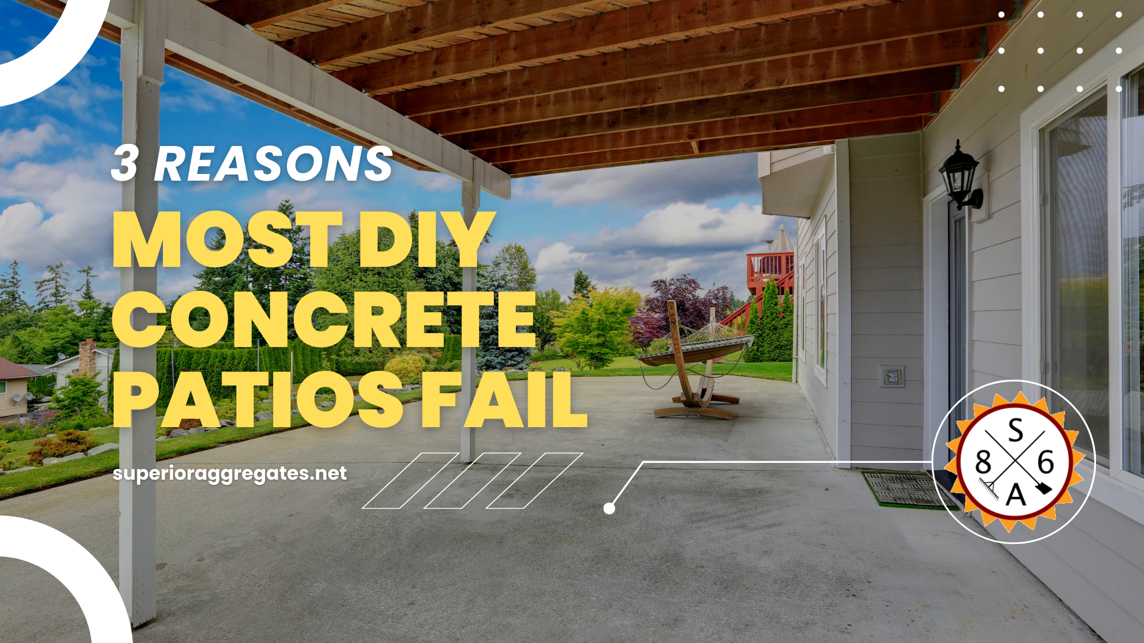 3 Reasons Most DIY Concrete Patios Fail