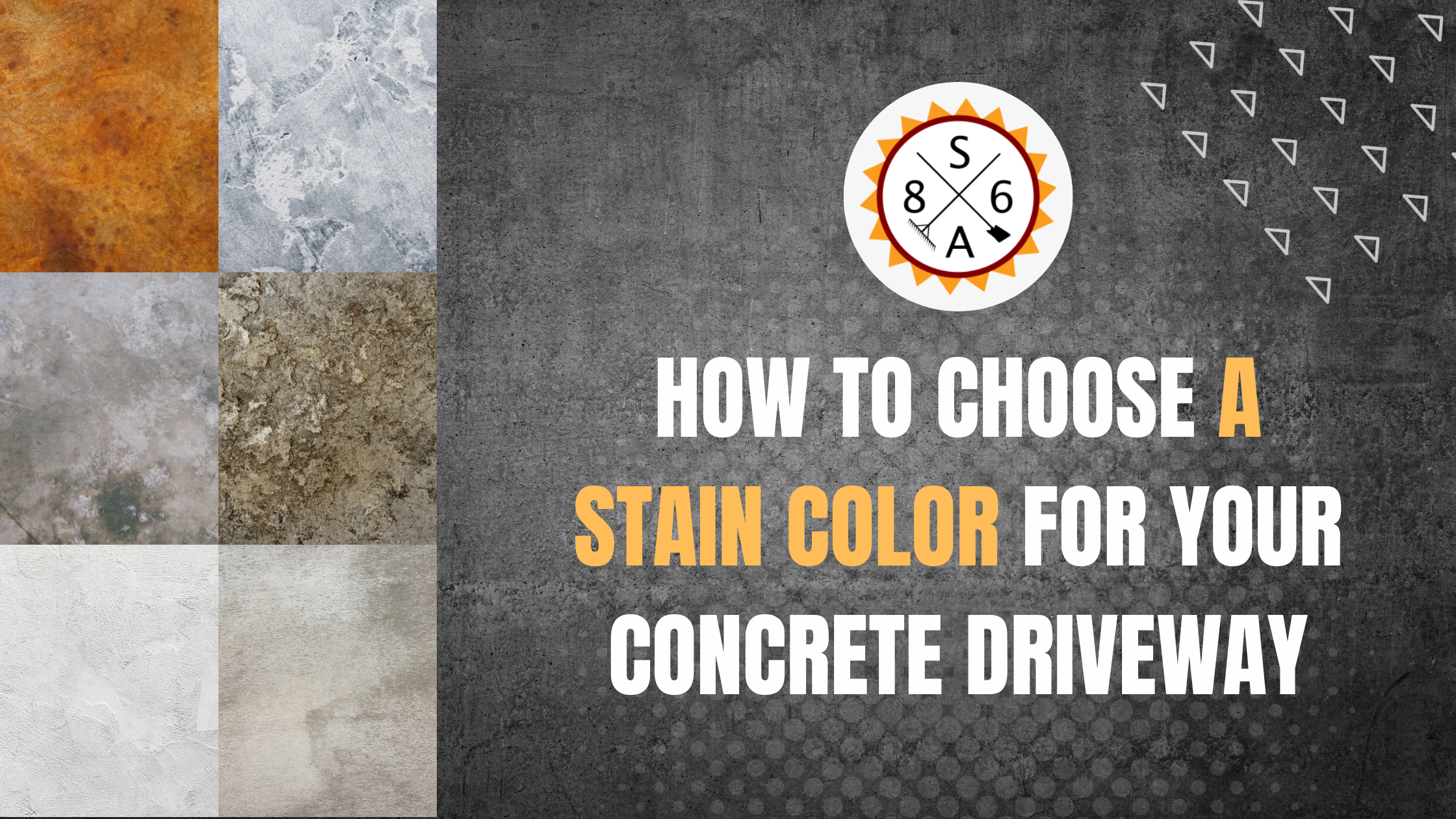 How to Choose a Stain Color for Your Concrete Driveway